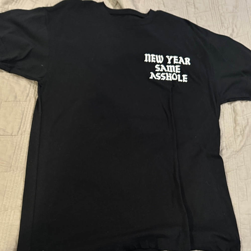 Assholes Live Forever Black Graphic T-Shirt